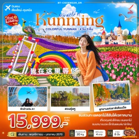 ทัวร์จีน สวนทะเลดอกไม้สีสันใต้เวหาหนาน (Nanhuan Sky Flower Sea) ㆍ หมู่บ้านประมงไห่หยาน (Haiyan Fishing Village) ㆍ อุทยานแห่งชาติเตียนฉือ (Dianchi National Park) ㆍ ป่าสนแดง (Red Pine Forest) ㆍ สวนชุ่ยหู (Cuihu Park) ㆍ ถนนคนเดินหวงกงตงเจีย (Huangongdongjie Street) ㆍ ถนนคนเดินหนานผิงเจีย (Nanping Street) ㆍ เขื่อนไห่เกิง (Haigeng Dam) ㆍ ชมนกนางนวลปากแดง (Red-billed Gull Watching) ㆍ หมู่บ้านฝูเป่า (Fubao Village) #เที่ยวเต็มไม่มีวันอิสระ #ไม่ลงร้านช้อป