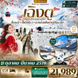 ทัวร์จีน อุทยานปี้เผิงโกว (Bipenggou Scenic Area) ㆍ ทะเลสาบราชามังกร (Dragon King Lake) ㆍ น้ำตกไป๋หลง (Bailong Waterfall) ㆍ ทะเลสาบปันหยาง (Panyang Lake) ㆍ ธารน้ำแข็งต๋ากู่ปิงชวน (Dagu Glacier) ㆍ จัตุรัสหยางเทียนหวู่ (Yangtianwo Square) ㆍ รูปปั้นหมีแพนด้าเซลฟี่ (Selfie Panda Statue) ㆍ ภูเขาสี่ดรุณีหุบเขาซวงเฉียวโกว (Mount Siguniang Shuangqiao Valley) ㆍ ถนนซอยกว้างซอยแคบ (Kuanzhai Alley) ㆍ ถนนคนเดินชุนซีลู่ (Chunxi Road) ㆍ ไท่กู๋หลี่ (Taikoo Li) ㆍ หมีแพนด้าปีนตึก IFS (IFS Climbing Panda) #เที่ยวเต็มไม่มีวันอิสระ