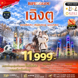 ทัวร์จีน อุทยานปี้เผิงโกว (Bipenggou) ㆍ ศูนย์การค้าโกลบอลเซ็นเตอร์ (Global Center) ㆍ ตึกแฝดเฉิงตู (Chengdu Twin Towers) ㆍ Eastern Suburb Memory (Eastern Suburb Memory) ㆍ ถนนคนเดินซุนซี (Chunxi Road) ㆍ แพนด้าปีนตึก IFS (IFS Panda) ㆍ ไท่กู่หลี่ (Taikoo Li) #เที่ยวเต็มไม่มีวันอิสระ