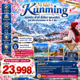 ทัวร์จีน วัดเจ้าแม่กวนอิม (Guanyin Temple) ㆍ เจดีย์สามองค์ (Three Pagodas) ㆍ โค้งแรกแม่น้ำแยงซีเกียง (First Bend of the Yangtze River) ㆍ ช่องแคบเสือกระโจน (Tiger Leaping Gorge) ㆍ วัดต้าฝอ (Dafo Temple) ㆍ เมืองโบราณแชงกรีล่า (Shangri-La Ancient Town) ㆍ วัดซงจ้านหลิน (Songzanlin Monastery) ㆍ คาเฟ่ยุนตี้อัน (Coffee Yun Di an) ㆍ สระมังกรดำ (Black Dragon Pool) ㆍ เมืองโบราณลี่เจียง (Lijiang Ancient Town) ㆍ อุทยานภูเขาหิมะมังกรหยก (Jade Dragon Snow Mountain) ㆍ หุบเขาสีน้ำเงินทะเลสาบไป๋สุ่ยเหอ (Blue Moon Valley) ㆍ โชว์อิมเพรสชั่นลี่เจียง (Impression Lijiang Show) ㆍ เมืองโบราณต้าหลี่ (Dali Ancient Town) ㆍ ทะเลสาบเอ๋อไห่ (Erhai Lake) ㆍ ถนนตัวเอส ต้าหลี่ (Dali Panxi S Bay) ㆍ ซุ้มประตูม้าทองและไก่มรกต (Golden Horse and Jade Rooster Archway) ㆍ ถนนคนเดินหนานผิงเจียหรือถนนจินปี้ลู่ (Nanping Street / Jinbi Road) ㆍ วัดหยวนทง (Yuantong Temple) ㆍ ถนนเก่าคุนหมิง (Kunming Old Street) #เที่ยวเต็มไม่มีวันอิสระ #ไหว้พระ #ไม่ลงร้านช้อป #พัก4ดาว