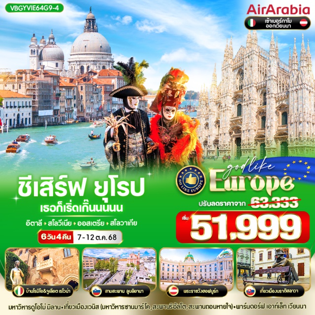 มิลาน เวียนนา บราติสลาวา มหาวิหารดโอโม่ มิลาน-เที่ยวเมืองเวนิส สะพานรีอัลโต)สะพานถอนหายใจ-พาร์นดอร์ฟ เอาทเล็ก เวียนบา