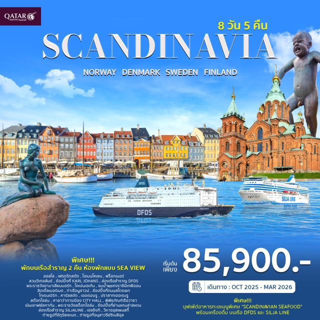 เฟรดริกสตัด ออสโล เฮลซิงกิ - เมืองเก่าเฟรดริกสตัด (Fredrikstad Old Town) เมืองประวัติศาสตร์ที่ได้รับการอนุรักษ์ไว้อย่างสมบูรณ์ที่สุดแห่งหนึ่งในยุโรปเหนือ
-จุดชมวิวลานกระโดดสกีโฮเมนคอเลน (Holmenkollen Ski Jump) 
-ถนนสายหลัก Karl Johans Gate ซึ่งเป็นศูนย์กลางการช้อปปิ้งและวัฒนธรรมของเมือง
-อุทยานฟรอกเนอร์ (Frogner Park) สวนสาธารณะขนาดใหญ่ใจกลางกรุงออสโล