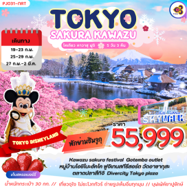 ทัวร์ ชมซากุระ Kawasu sakura festival
สะพานแขวนที่ยาวที่สุด มิชิม่า สกายวอร์ค
ขอพรที่วัดอาซากุสะ
ช้อปปิ้งที่ Gotemba outlet
หมู่บ้านน้ำใสโอชิโนะฮัคไค
ลานสกีฟูจิเทน
เก็บสตรอเบอร์รี่
พิธีชงชา
ตลาดปลาสึกิจิ
ช้อปปิ้งชินจูกุ 
ชมหุ่นกันดั้มที่ Divercity