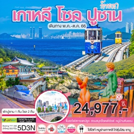 ทัวร์ ขึ้นรถไฟสกายแคปซูล – วัดแฮดงยงดุงซา - คลองชองกเยชอน - คอสเมติกช็อป - ศูนย์สุขภาพน้ำมันสนเข็มแดง สมุนไพรโสม ฮ็อกเก็ตนามู - สวนสนุกล็อตเต้เวิลด์- ช้อปปิ้งฮงแด คาเฟ่แฮรี่พอตเตอร์ #รูดบัตรไม่ชาร์จ