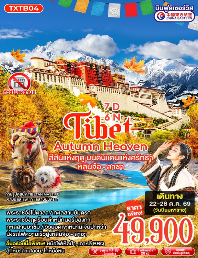 ซีจ้าง ลาซา พระราชวังโปตาลา ทะเลสาบยัมดรก ทะเลสาบบาซัม (Basum Tso) ㆍ ป่าหลู่หลาง (Lulang Forest) ㆍ พระราชวังโปตาลา (Potala Palace) ㆍ วัดโจคัง (Jokhang Temple) ㆍ ถนนบาร์คอร์ (Barkhor Street) ㆍ ทะเลสาบยัมดรก (Yamdrok Lake) #เที่ยวเต็มไม่มีวันอิสระ #ไม่ลงร้านช้อป
