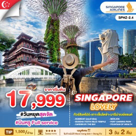 ทัวร์สิงคโปร์ <p><strong>Day 1 : </strong>กรุงเทพฯ-สิงคโปร์-เมอร์ไลอ้อน-CHINATOWN-การ์เด้น บาย เดอะเบย์-Bumboat-Marina Bay Sand <br /><strong>Day 2 : </strong>เลือกเที่ยวตาม Option ที่ต้องการ<br /><strong>Day 3 :</strong> น้ำพุแห่งความมั่งคั่ง-THE JEWEL CHANGI-สนามบิน-กรุงเทพฯ <strong><br /></strong></p>
<p style='text-align: center;'><strong>---อ่านรายละเอียดเพิ่มเติม---</strong></p>