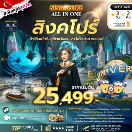 ทัวร์สิงคโปร์ Garden by the Bay-Flower Dome (Flower Dome) ㆍ Cloud Forest-Jurassic World (Cloud Forest) ㆍ Bumboat ㆍ Marina Bay Sands ㆍ Singapore Oceanarium ㆍ Universal Studios ㆍ Harry Potter Visions of Magic ㆍ เมอร์ไลอ้อน (Merlion) ㆍ ไชน่าทาวน์ (Chinatown) ㆍ น้ำพุแห่งความมั่งคั่ง (Fountain of Wealth) ㆍ The Jewel Changi #มีวันอิสระ #Universal